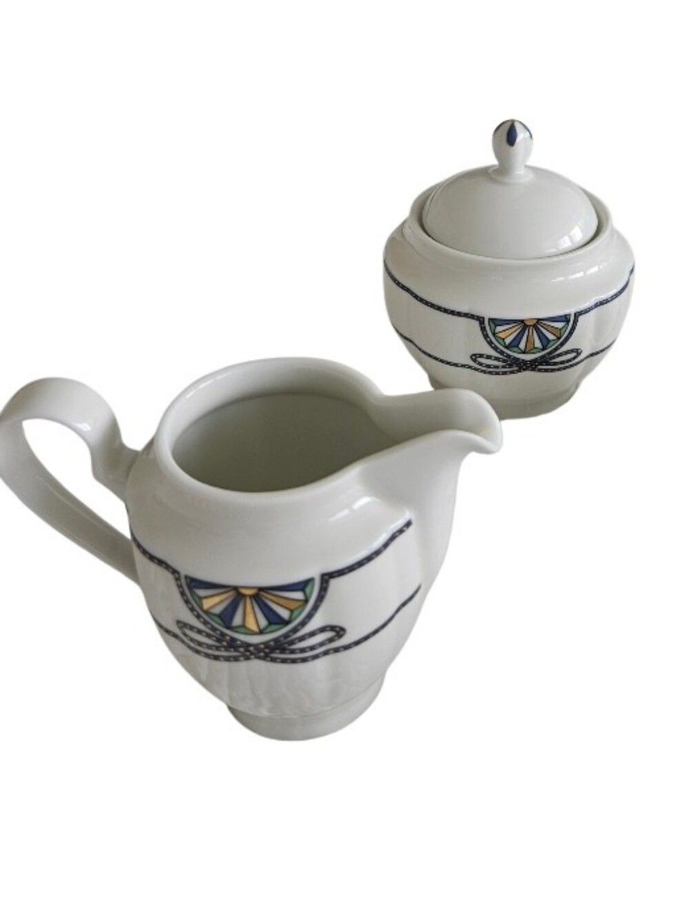 Rosenthal Grece Pearl China Society  Dinnerware Set Of 6 Saucers Creamer Sugar - Picture 8 of 11